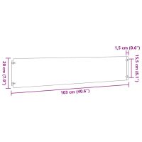 vidaXL Rabattkanter 10 st 20x103 cm flexibelt cortenstål - Bild 11