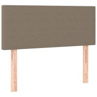 vidaXL Sänggavel taupe 100 x 5 x 78/88 cm tyg - Bild 2