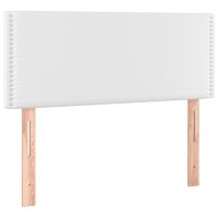 vidaXL Sänggavel vit 80x5x78/88 cm konstläder - Bild 2