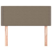 vidaXL Sänggavel taupe 100 x 5 x 78/88 cm tyg - Bild 3