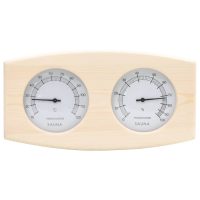 vidaXL 2-i-1 Bastutermometer & hygrometer sandur set massiv furu - Bild 3