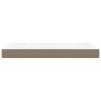 vidaXL Pocketresårmadrass taupe 90x200x20 cm tyg - Bild 4