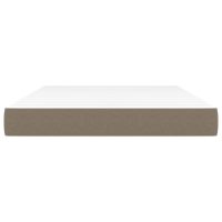 vidaXL Pocketresårmadrass taupe 140x200x20 cm tyg - Bild 3