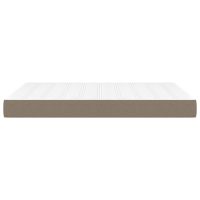 vidaXL Pocketresårmadrass taupe 140x200x20 cm tyg - Bild 4