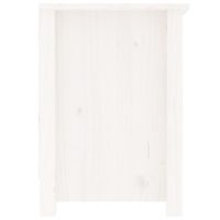 vidaXL Tv-bänk vit 103x36,5x52 cm massiv furu - Bild 5