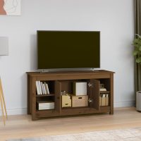 vidaXL Tv-bänk honungsbrun 103x36,5x52 cm massiv furu - Bild 6