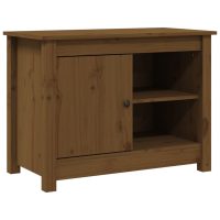 vidaXL Tv-bänk honungsbrun 70x36,5x52 cm massiv furu - Bild 2