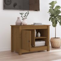 vidaXL Tv-bänk honungsbrun 70x36,5x52 cm massiv furu - Bild 3