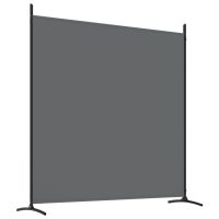 vidaXL Rumsavdelare 4 paneler antracit 698x180 cm tyg - Bild 6