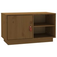 vidaXL Tv-bänk honungsbrun 70x34x40 cm massiv furu - Bild 2