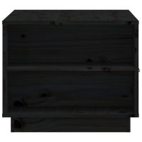 vidaXL Soffbord svart 100x50x41 cm massiv furu - Bild 8