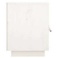 vidaXL Sängbord 2 st vit 40x34x45 cm massivt furuträ - Bild 7