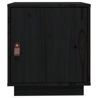 vidaXL Sängbord 2 st svart 40x34x45 cm massivt furuträ - Bild 6