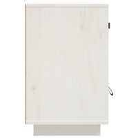 vidaXL Sängbord 2 st vit 40x34x55 cm massiv furu - Bild 8