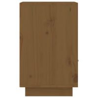 vidaXL Sängbord 2 st honungsbrun 40x34x55 cm massiv furu - Bild 8