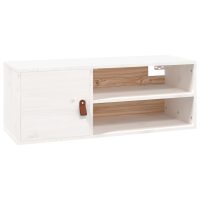 vidaXL Väggskåp 2 st vita 60x30x30 cm massiv furu - Bild 6