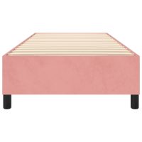 vidaXL Sängram rosa 90x190 cm sammet - Bild 5