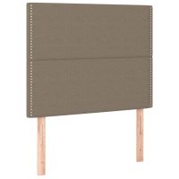 vidaXL Huvudgavlar 2 st taupe 90x5x78/88 cm tyg - Bild 2