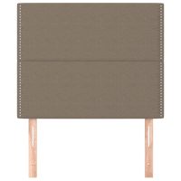 vidaXL Huvudgavlar 2 st taupe 90x5x78/88 cm tyg - Bild 3