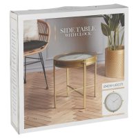 Home&Styling Sidobord med guldklocka - Bild 6