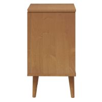 vidaXL Sängbord MOLDE brun 40x35x65 cm massiv furu - Bild 6