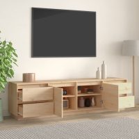 vidaXL Tv-bänk 176x37x47,5 cm massiv furu - Bild 3