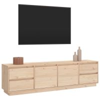 vidaXL Tv-bänk 176x37x47,5 cm massiv furu - Bild 4