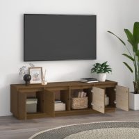 vidaXL Tv-bänk honungsbrun 156x37x45 cm massiv furu - Bild 3