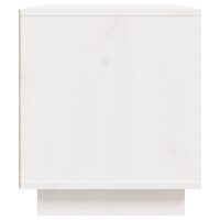 vidaXL Tv-bänk vit 80x35x40,5 cm massiv furu - Bild 6