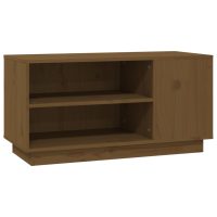 vidaXL Tv-bänk honungsbrun 80x35x40,5 cm massiv furu - Bild 2