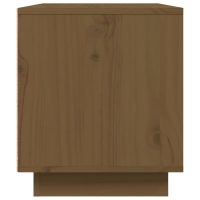 vidaXL Tv-bänk honungsbrun 80x35x40,5 cm massiv furu - Bild 6