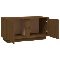 vidaXL Tv-bänk honungsbrun 80x35x40,5 cm massiv furu - Bild 7