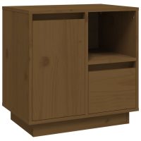 vidaXL Sängbord honungsbrun 50x34x50 cm massiv furu - Bild 2