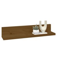 vidaXL Väggskåp 2 st honungsbrun 50x11x9 cm massiv furu - Bild 6