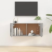 vidaXL Väggmonterat tv-bänk betonggrå 100x34,5x40 cm - Bild 3