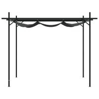 vidaXL Pergola med infällbart tak antracit 295x292x230 cm - Bild 4