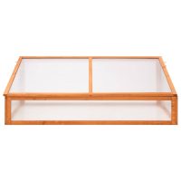 vidaXL Växthus orange 110x58,5x39 cm granträ - Bild 2