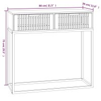 vidaXL Konsolbord 80x30x75 cm konstruerat trä och järn - Bild 7