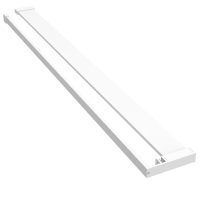 vidaXL Duschhylla för duschvägg vit 115 cm aluminium - Bild 2