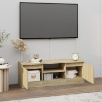 vidaXL TV-bänk med dörr sonoma-ek 102x30x36 cm - Bild 3