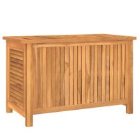 vidaXL Trädgårdslåda med påse 90x50x58 cm massiv teak - Bild 7