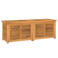 vidaXL Trädgårdslåda med påse 150x50x53 cm massiv teak - Bild 2