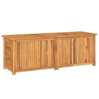 vidaXL Trädgårdslåda med påse 150x50x53 cm massiv teak - Bild 7