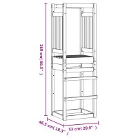 vidaXL Lektorn 53x46,5x169 cm impregnerad furu - Bild 8