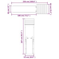 vidaXL Lekplats impregnerad furu - Bild 9