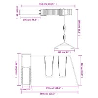 vidaXL Lekplats impregnerad furu - Bild 12