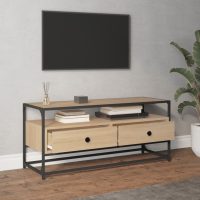 vidaXL Tv-bänk sonoma-ek 100x35x45 cm konstruerat trä - Bild 3