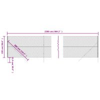 vidaXL Gunnebostängsel grön 2,2x25 m - Bild 5