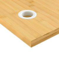 vidaXL Bordsskiva 100x60x2,5 cm bambu - Bild 3