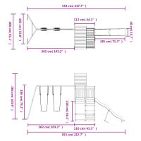 vidaXL Lekplats massiv furu - Bild 11